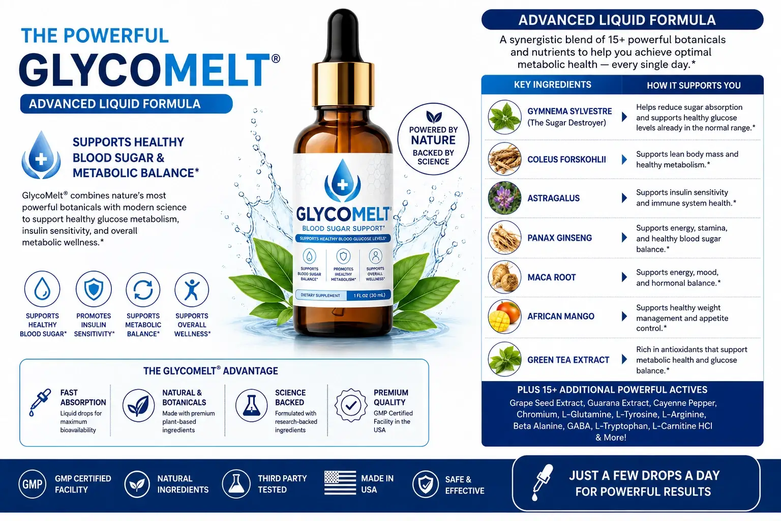 GlycoMelt formula overview