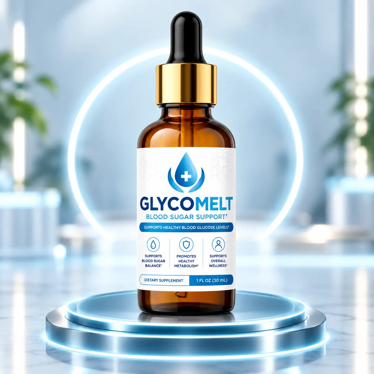 GlycoMelt blood sugar support liquid drops